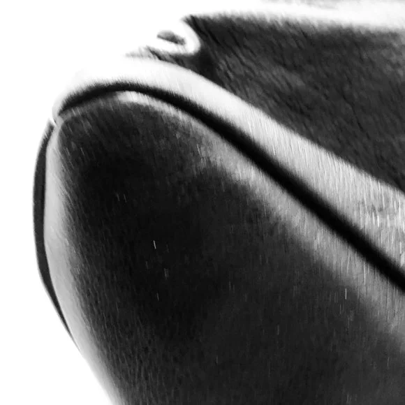 VINTAGE NYC Perlina Black Leather Shoulder Bag EUC - Picture 5 of 9